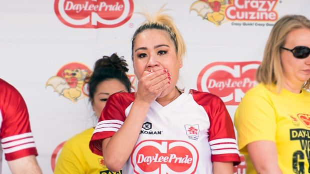 Competitive Eating's Fastest Rising Star Has Nowhere To Go But