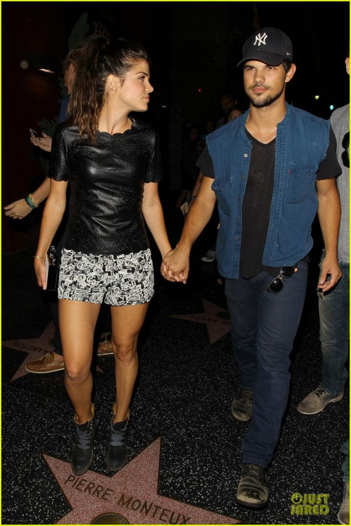 taylor lautner marie avgeropoulos strong hollywood Photos