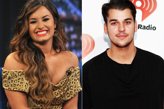 Demi Lovato Rob Kardashian