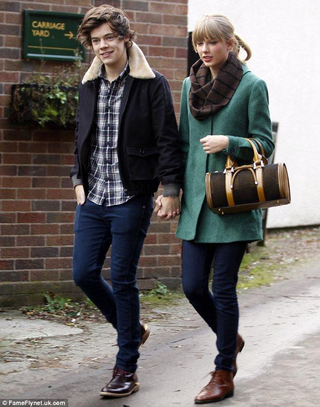Birthday girl: Harry Styles treated Taylor Swift to lunch at an inn in