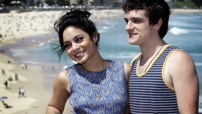 Vanessa Hudgens and Josh Hutcherson at Sydney's iconic Bondi Beach