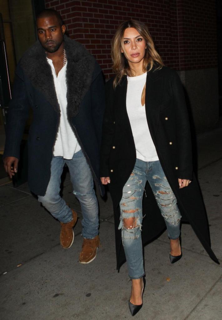 Kanye West and Kim Kardashian in New York City - Photos - Kim