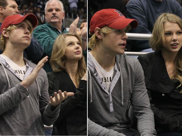 Taylor Swift & Chord Overstreet Hit Up Hockey Game | Celebuzz