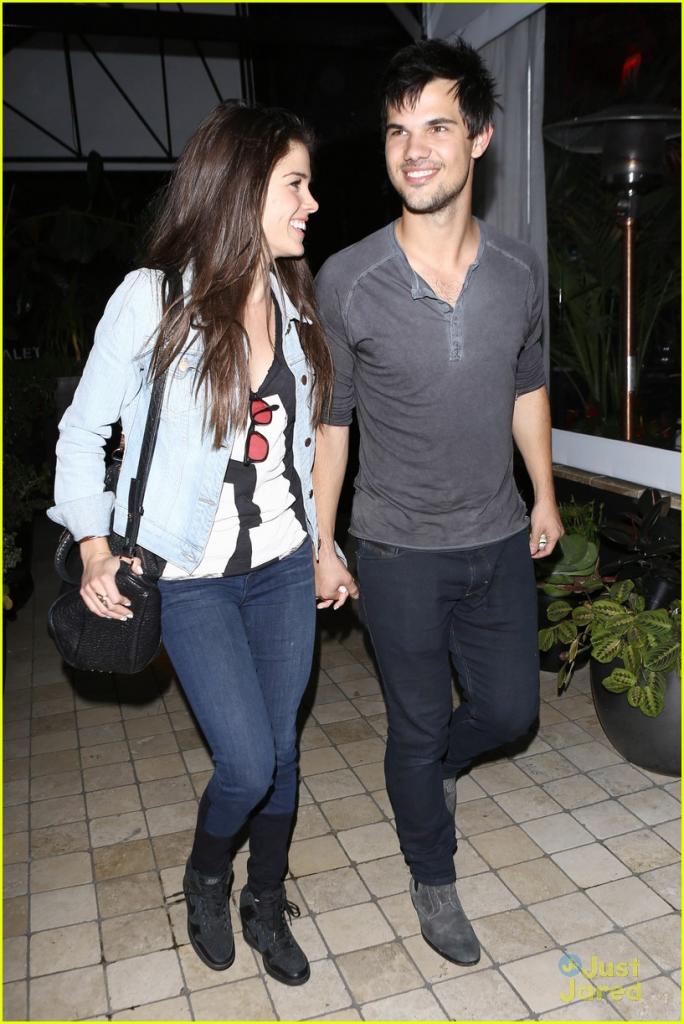 Taylor Lautner & Marie Avgeropoulos Hold Hands & Basically Make the