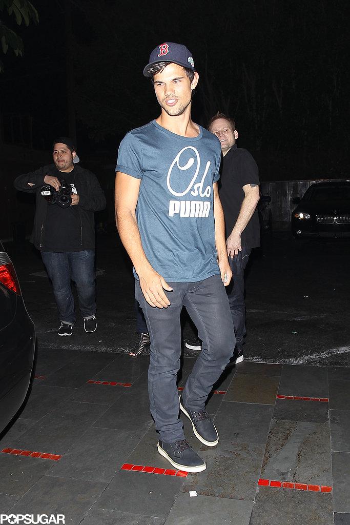 Celeb Diary: Taylor Lautner & Ashley Benson Fogo de Chao in Beverly