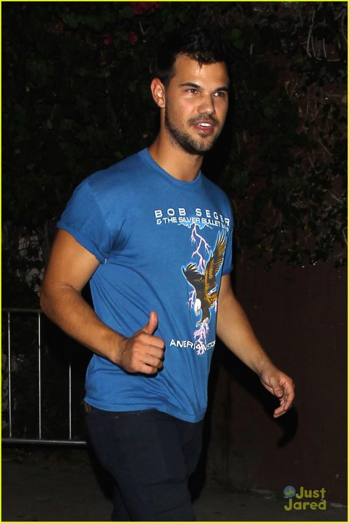 Taylor Lautner & Ashley Benson Hit Hollywood Nightclub With Friends