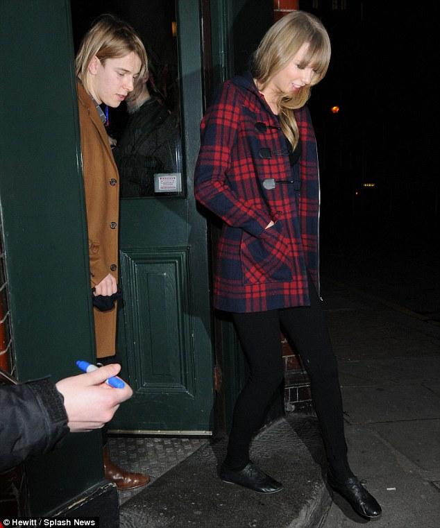 Getting to know you: Taylor Swift and Tom Odell leave a Hackney, East