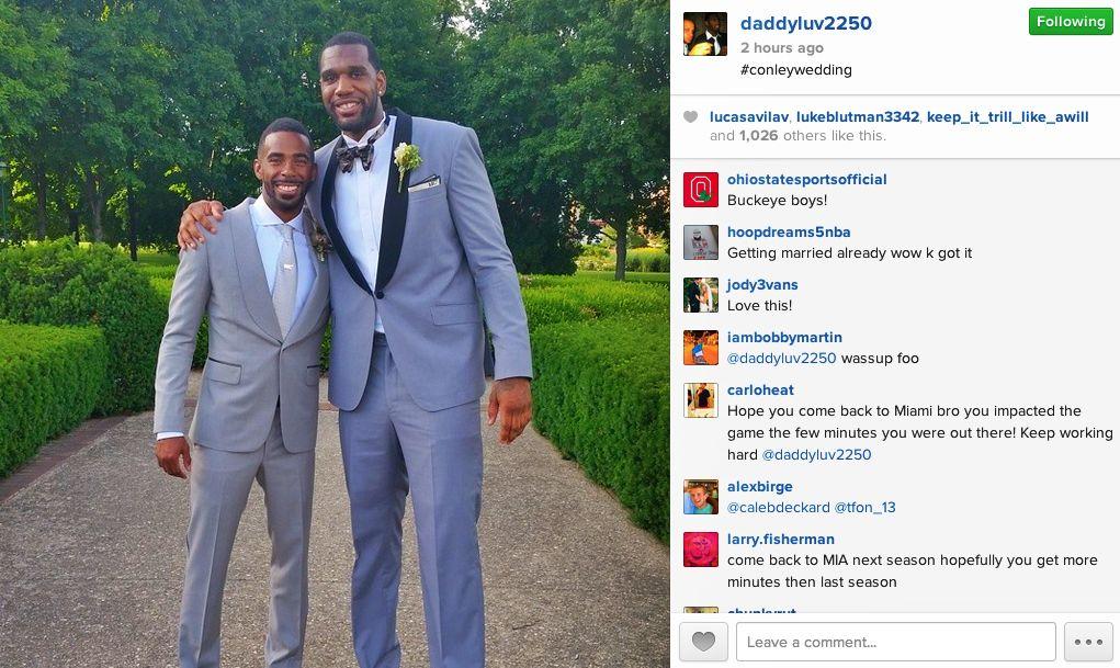 Mike Conley Got Married Yesterday   Eleven Warriors