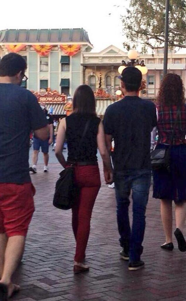 Zac Efron & Lily Collins Holding Hands at Disneyland See the Cute