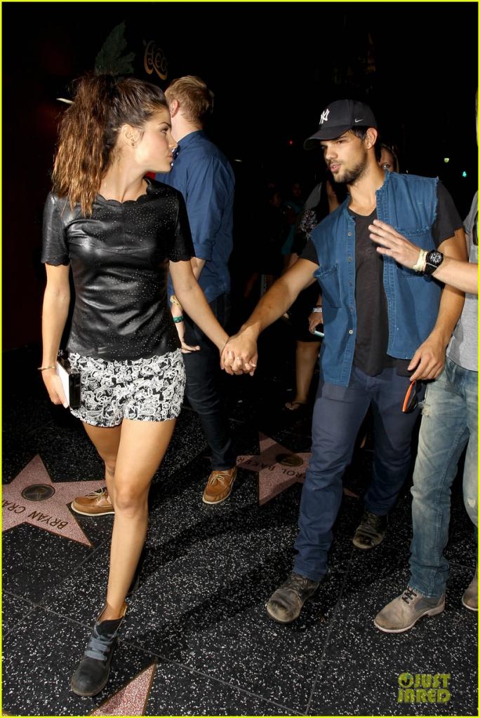 taylor lautner marie avgeropoulos strong hollywood