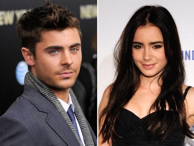 Zac Efron & Lily Collins Spend Valentine's Day Together - Yahoo Movies