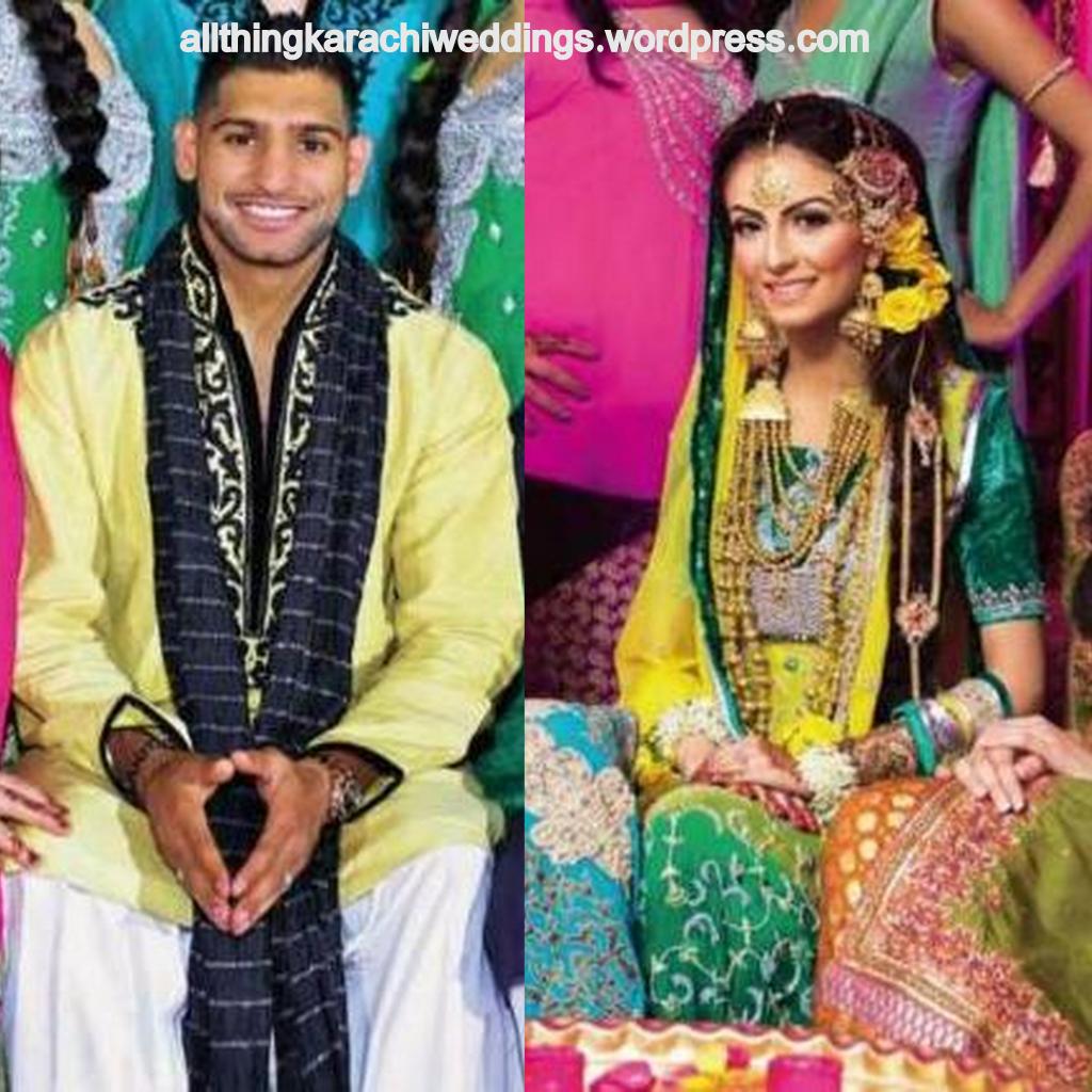 Amir Khan And Faryal Makhdoom's Engagement, Mayuun, Mehendi And