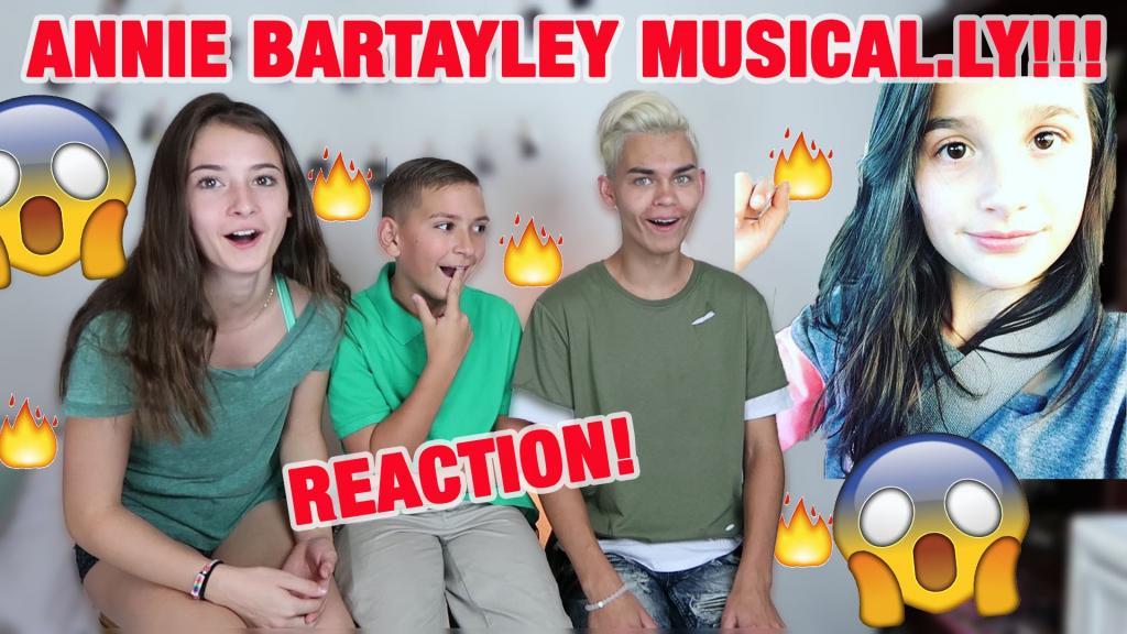 ANNIE BRATAYLEY BEST MUSICAL.LY COMPILATION (REACTION)! - YouTube