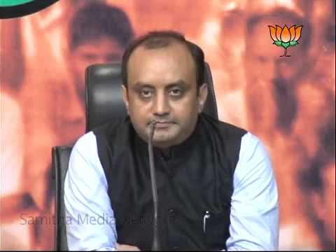 BJP Press On Muzaffarnagar Issue By Dr Sudhanshu Trivedi - YouTube