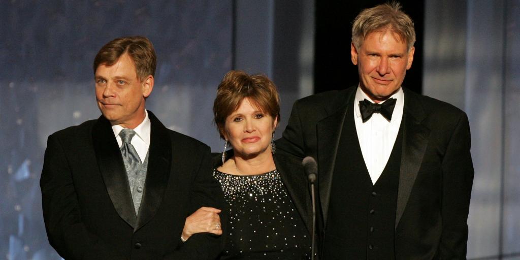 Carrie Fisher Says She's On Board With Mark Hamill And Harrison