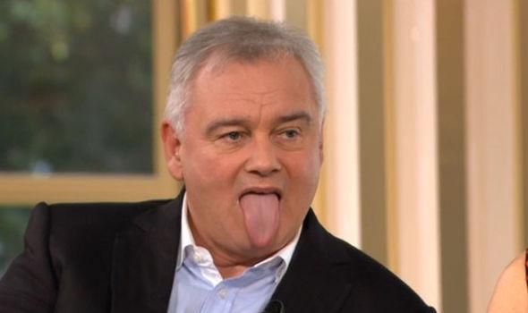 Eamonn Holmes Freaks Out Rylan Clark With His Haka Tongue Wagging