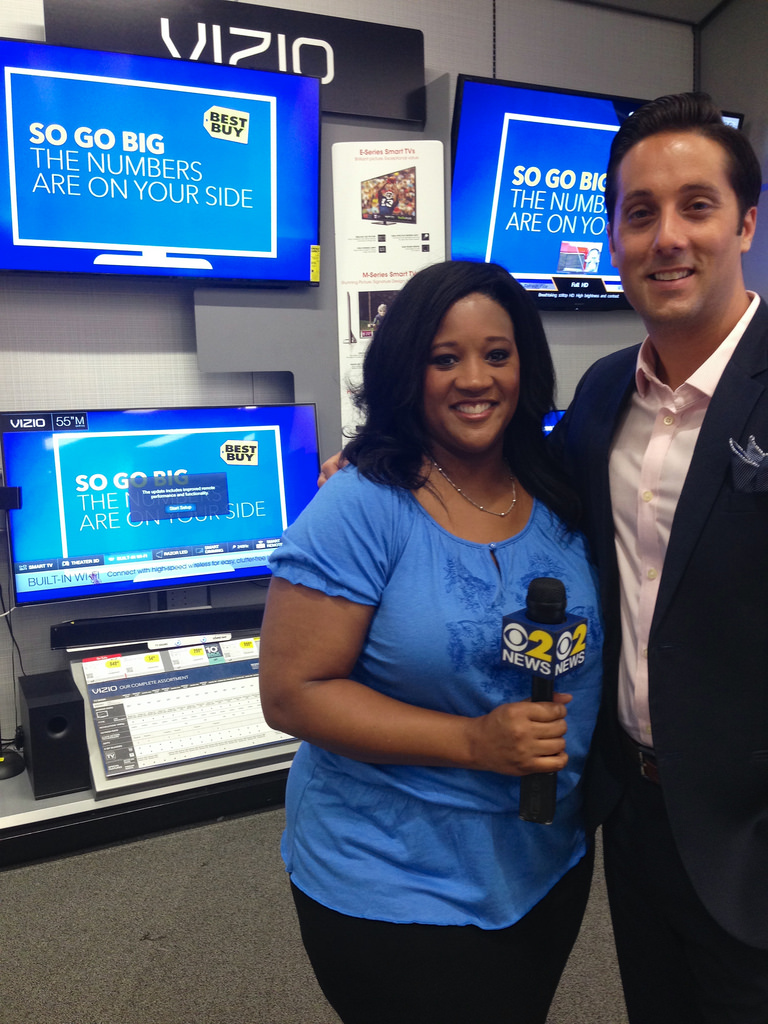 Elise Finch And Mark LoCastro   At Best Buy   Deal News   Flickr