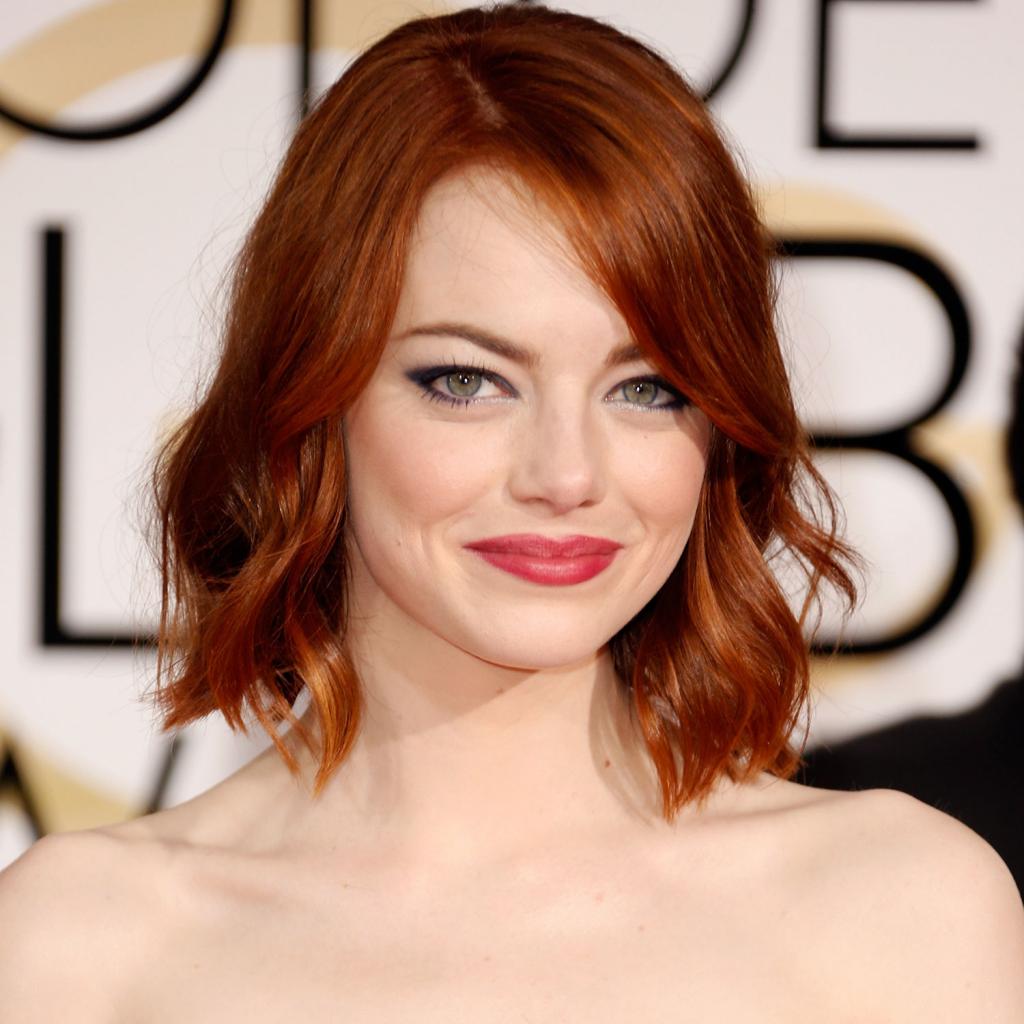 Emma Stone Golden Globes Hair How To - Best Beauty Looks At The