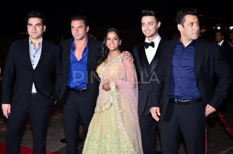 First Look: Arpita Khan And Aayush Sharma At Their Reception