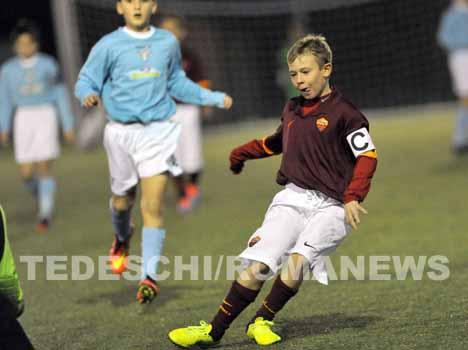 Francesco Totti's Son Cristian (9) Captains Roma's Kids In His 1st