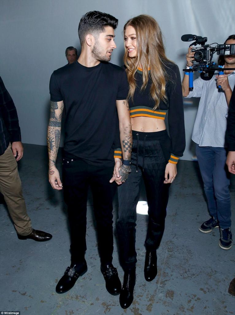 Gigi Hadid And Zayn Malik Only Have Eyes For Each Other At LFW