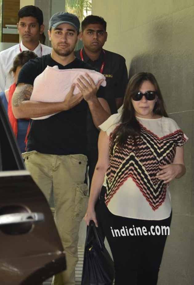 Imran Khan, Avantika Malik Spotted With Their Baby: Photos