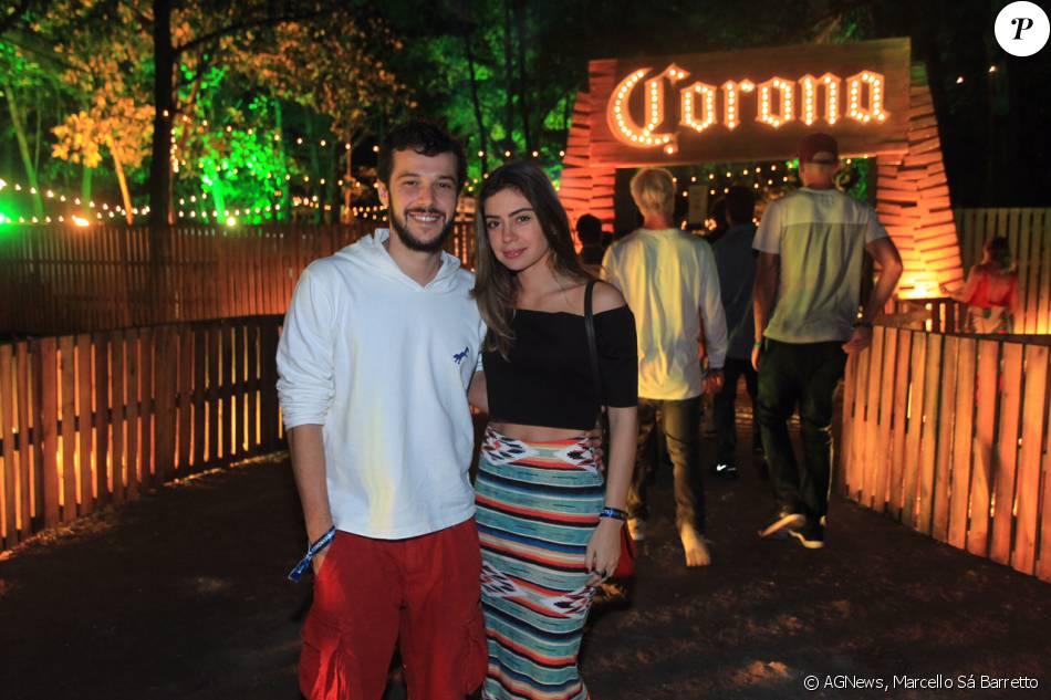 Jayme Matarazzo E A Namorada, Luiza Tellechea, Na Festa Corona