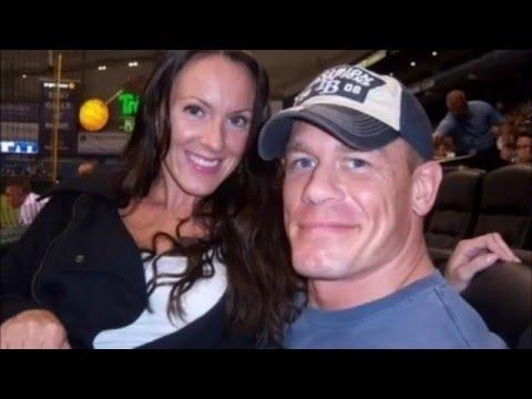 John Cena With His Ex Wife Elizabeth Huberdeau And His