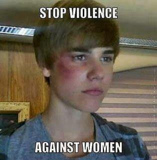 Justin Bieber Memes   Stop Violence Against Women Justin Bieber