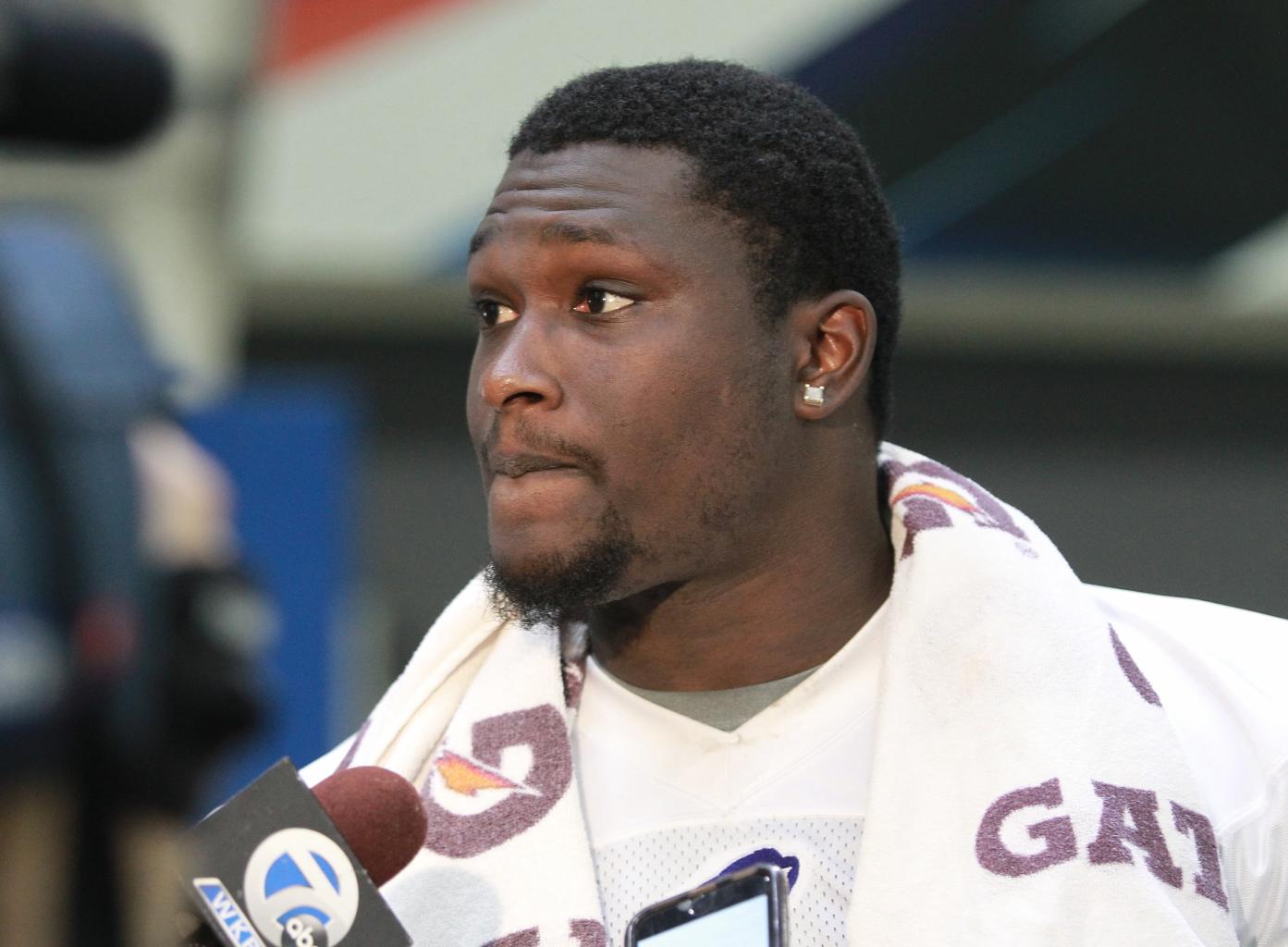 Karlos Williams Steals Teammate's Boots After Joke Over Pregnancy