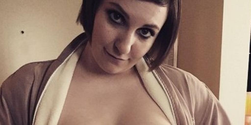 Lena Dunham Poses Topless In Nipple Pasties Ahead Of The Golden