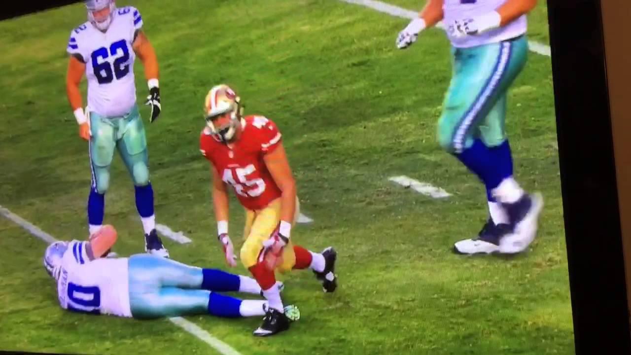 Marcus Rush 49ers LB First NFL Sack (8.23.15) - YouTube