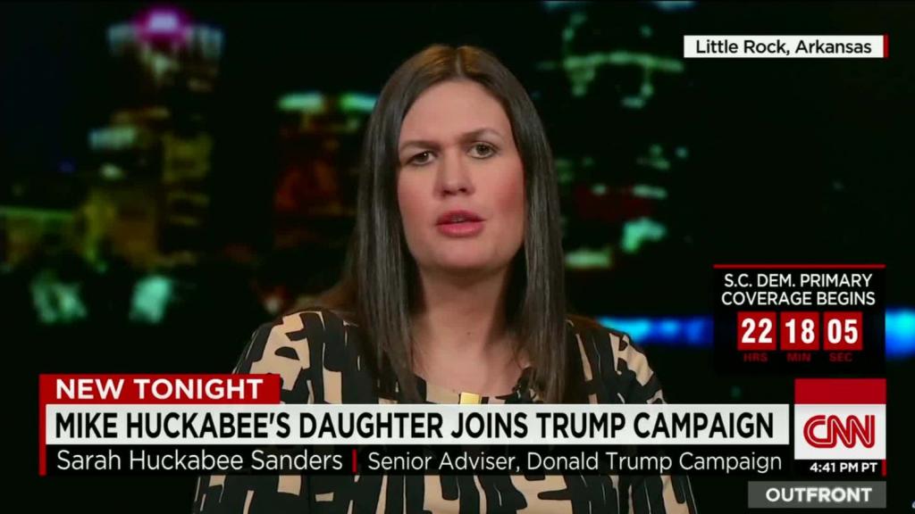 Mike Huckabee's Daughter: Negative Tone In GOP Race Helps Clinton
