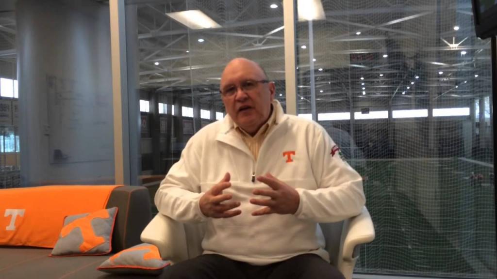 Offensive Coordinator Mike DeBord Discusses His New Offense - YouTube