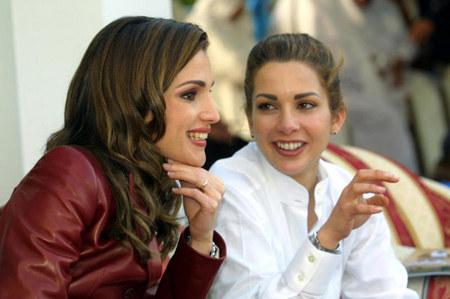 Queen Rania Of Jordan And Princess Haya Bint Al Hussein Of Jordan