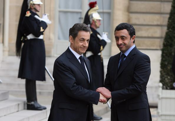 Sheikh Abdullah Bin Zayed Al Nahyan In President Nicolas Sarkozy