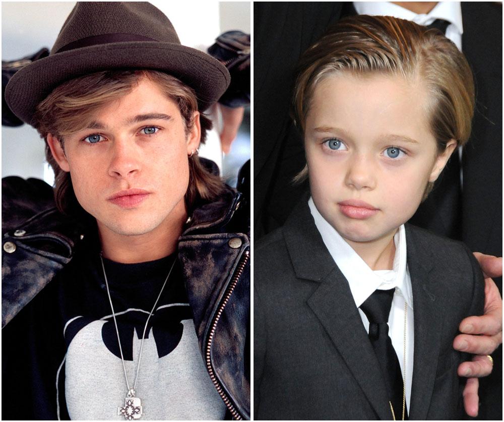 Shiloh Jolie-Pitt Is Brad Pitt's Mini-Me     See 10 Photos That Prove