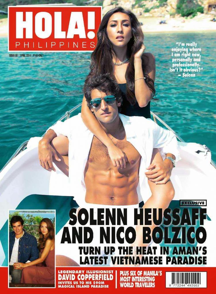 Solenn Heussaff And Nico Bolzico Covers Hola Philippines April