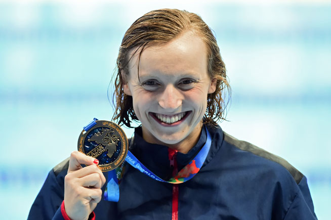 Stanford-bound Katie Ledecky Wins Fifth Gold Medal At Worlds