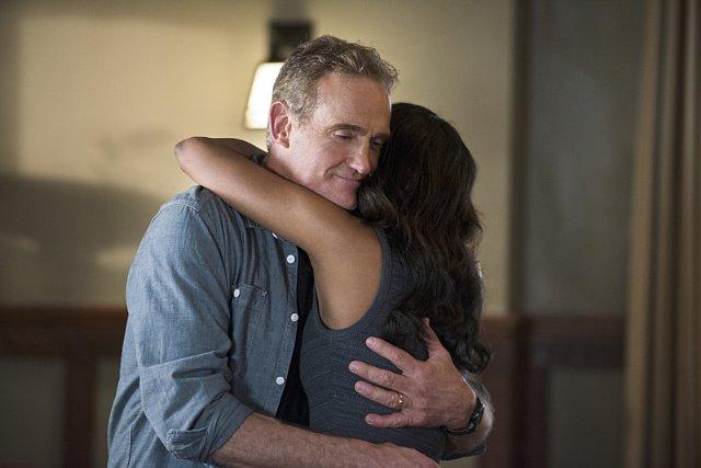 Still of John Wesley Shipp and Candice Patton in The Flash (