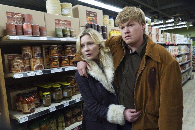 Still of Kirsten Dunst and Jesse Plemons in Fargo (2014)