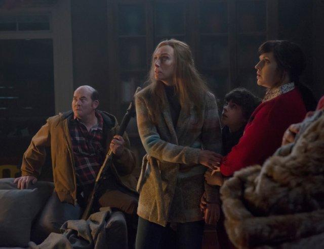 Still of Toni Collette, David Koechner, Allison Tolman and E