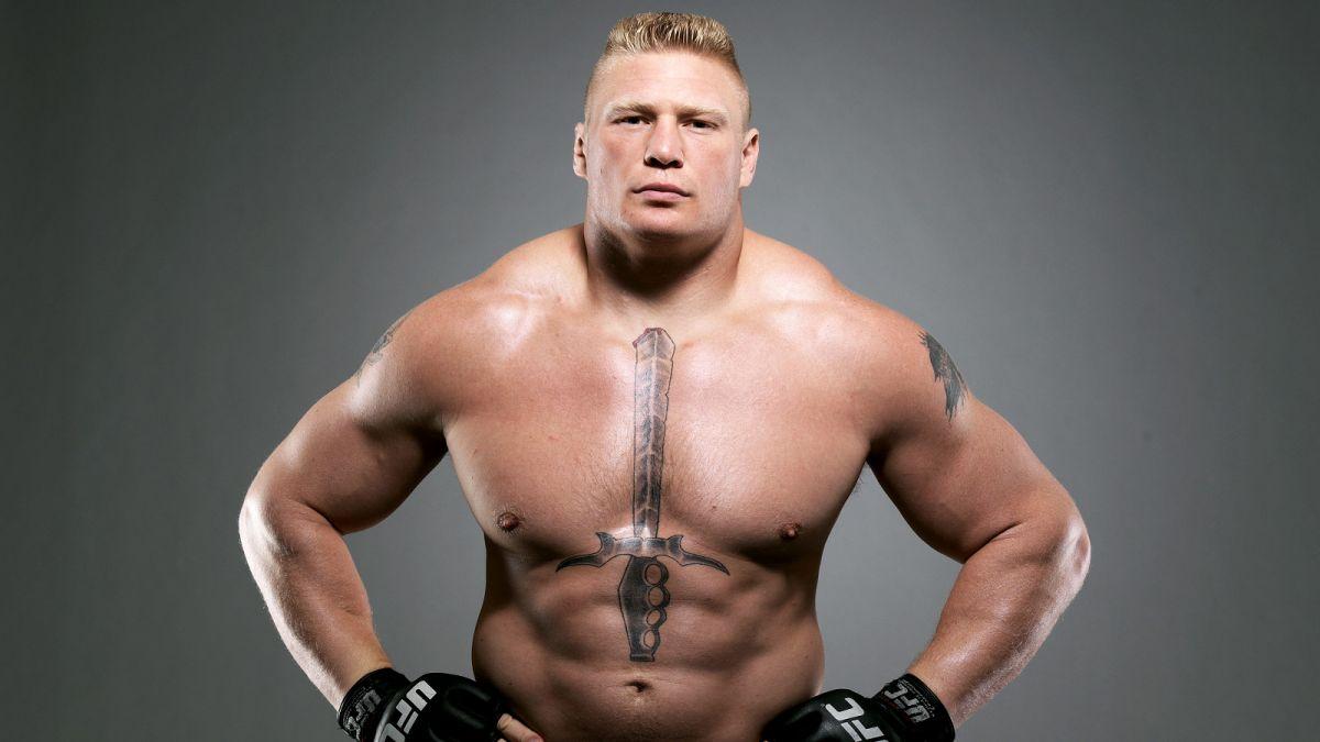 The Time Brock Lesnar Lost It With A Famous Entourage At UFC 184