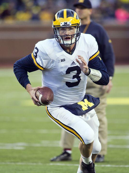 U-M's Wilton Speight Shows Confidence He Didn't Have Last Year