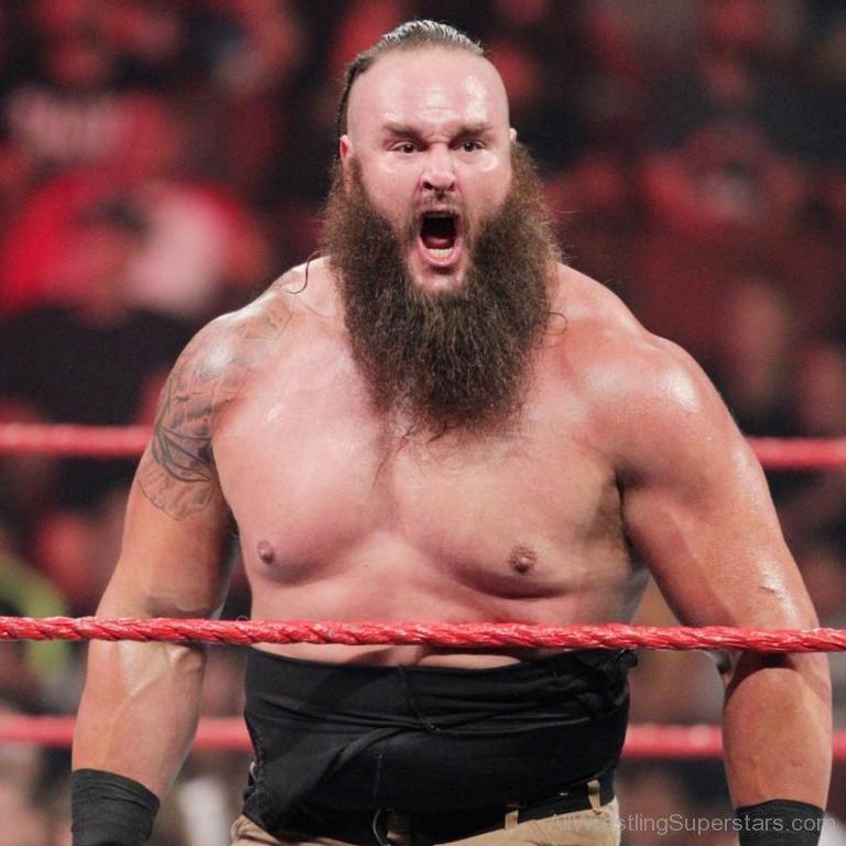 WWE Braun Strowman Looking Angry