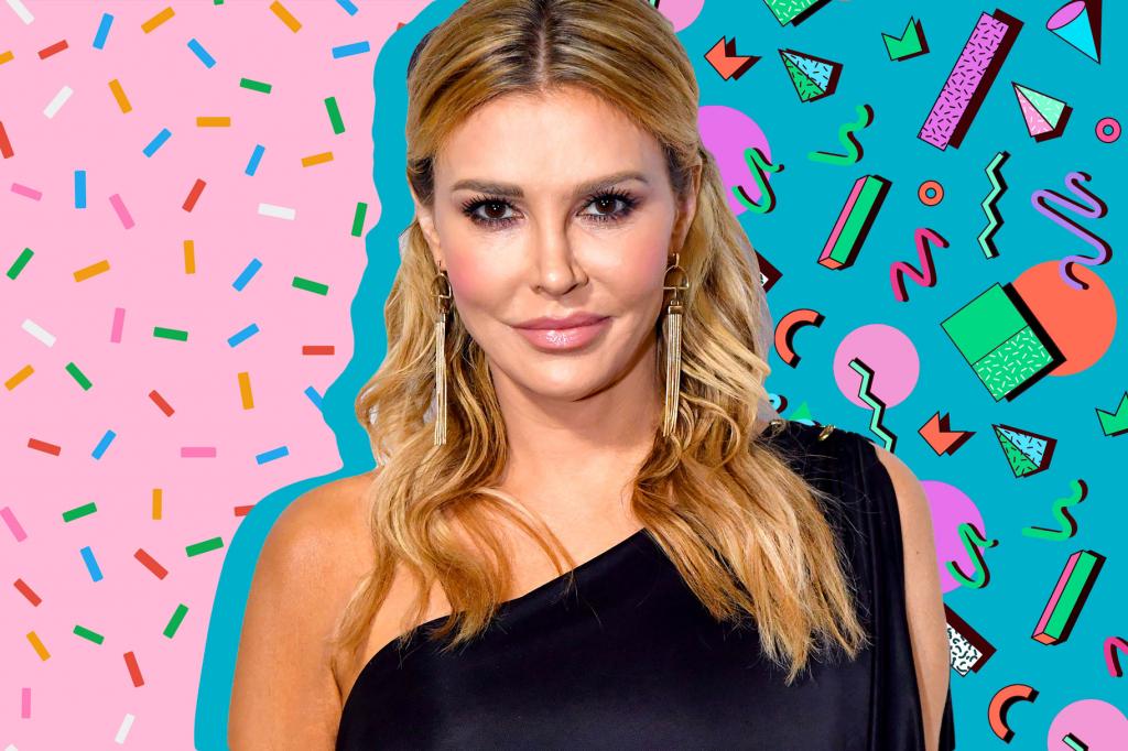 Brandi Glanville's Plunging Galanni Dress with Built-In Bra  Style