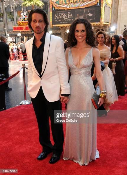 Michael Easton and wife Ginevra Arabia arrive at the 35th