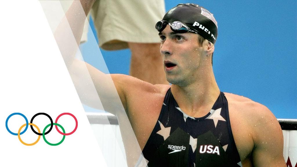 Michael Phelps Breaks 200m Freestyle World Record Beijing 2008