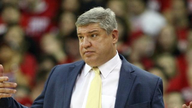 Auburn Head Coach Bruce Pearl And Siena College Head Coach Jimmy