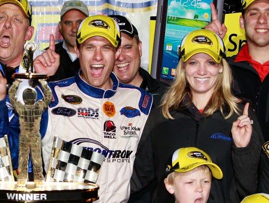 Ragan's upset win gives boost to Front Row Motorsports